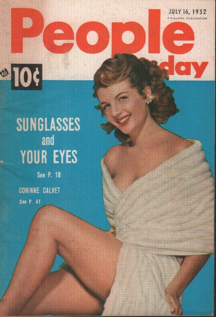People Today July 16 1952 Corinne Calvet Cheesecake Pin Up 070819AME