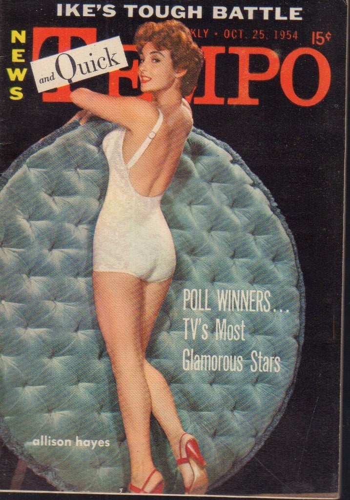 News Tempo & Quick October 25 1954 Allison Hayes Cheesecake Pin Up 091218AME2