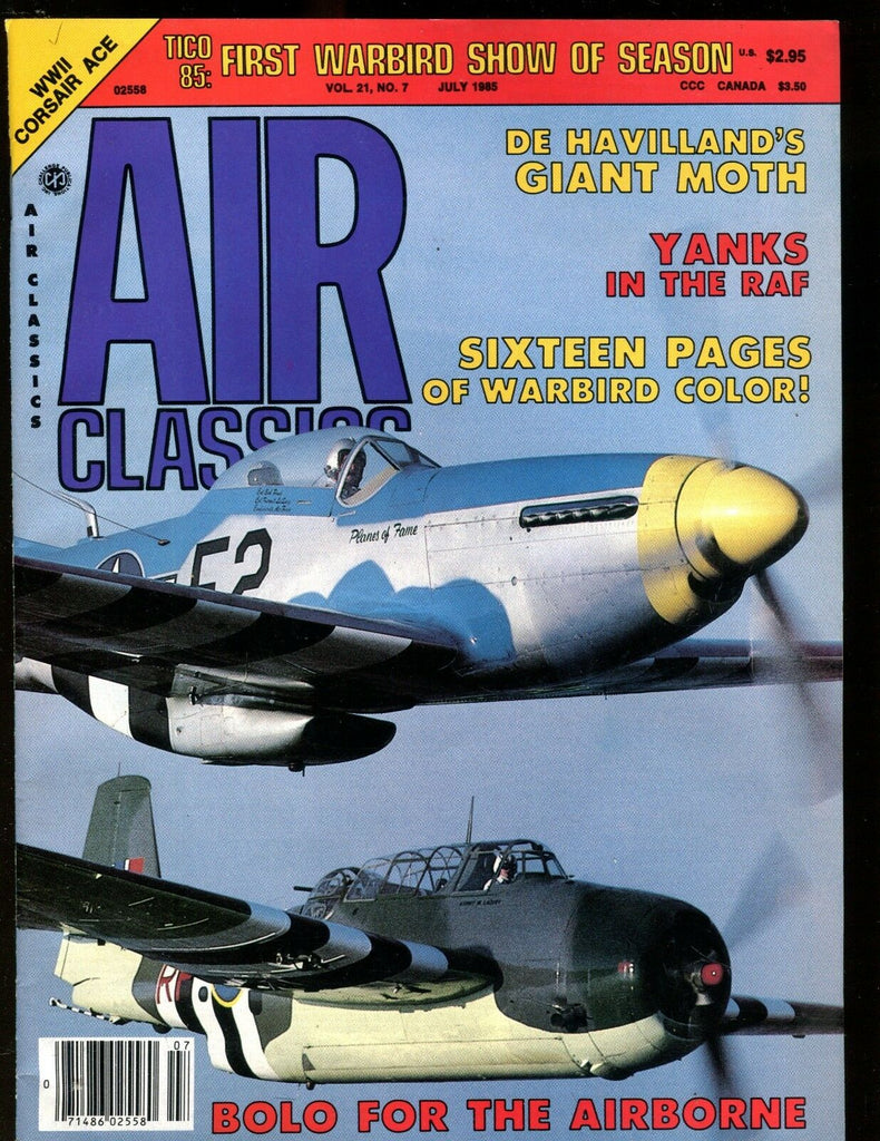 Air Classics Magazine July 1985 Bolo For The Airborne EX No ML 010617jhe