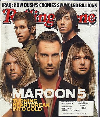 Rolling Stone September 6 2007 Maroon 5 w/ML VG 082916DBE