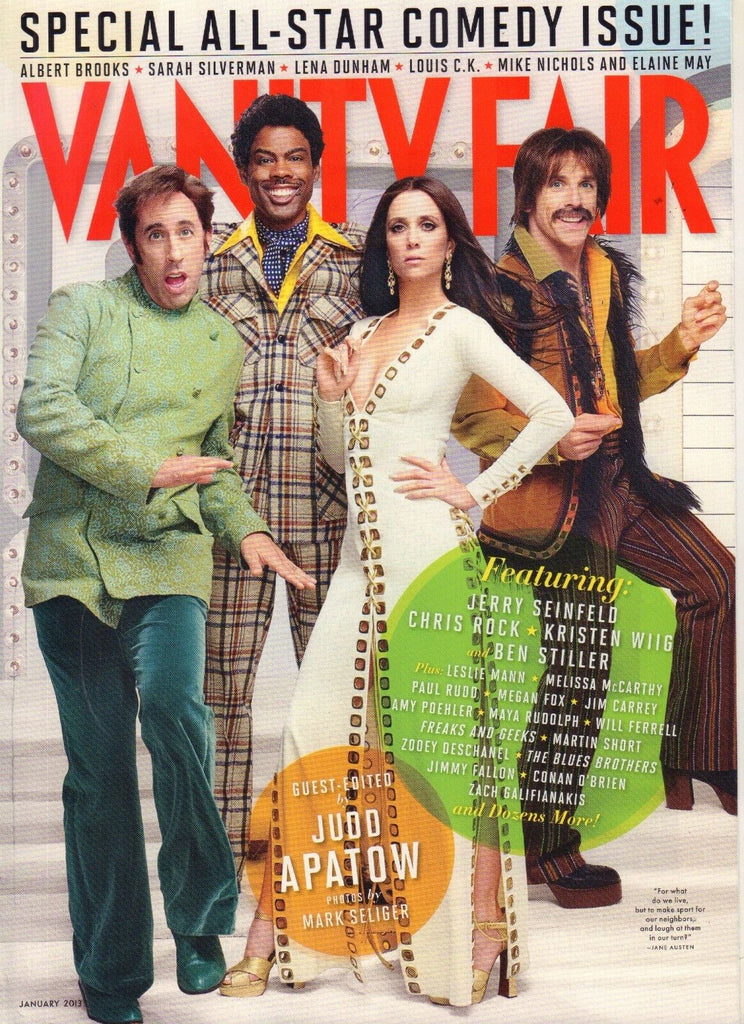 Vanity Fair Magazine January 2013 Jerry Seinfeld Chris Rock 092017nonjhe