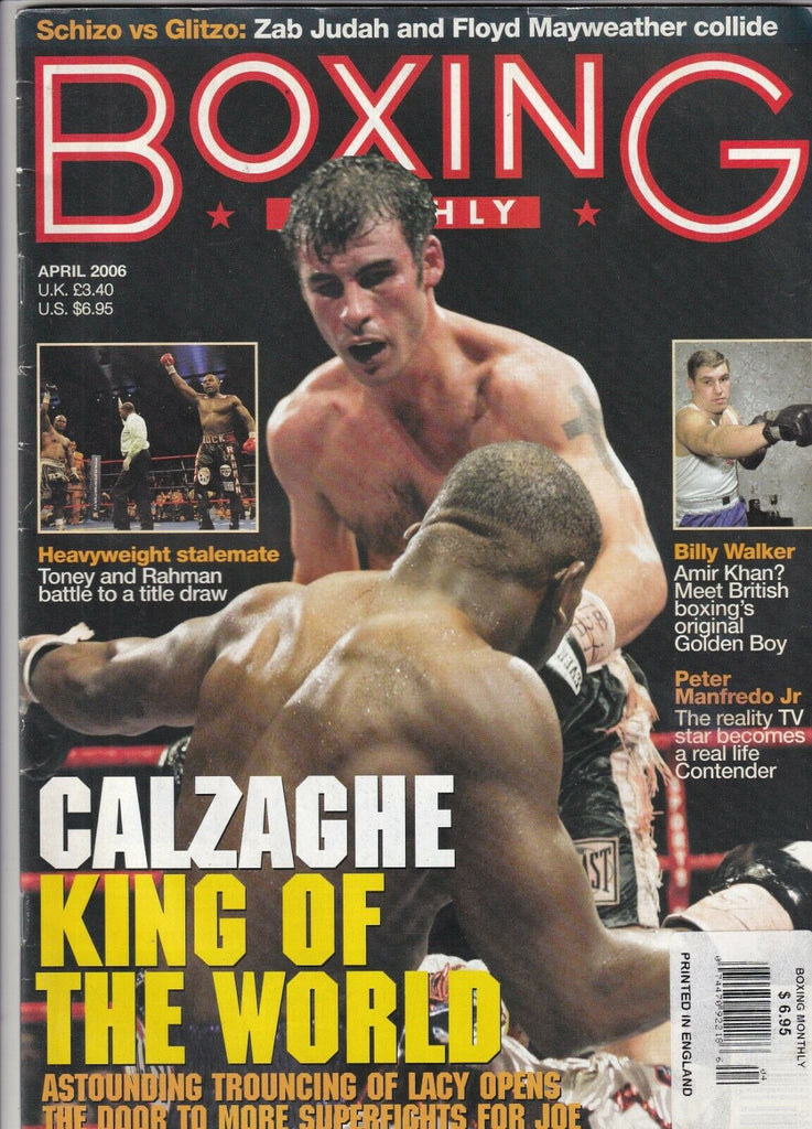 Boxing Monthly Mag Billy Walker Peter Manfredo Jr. April 2006 080719nonr