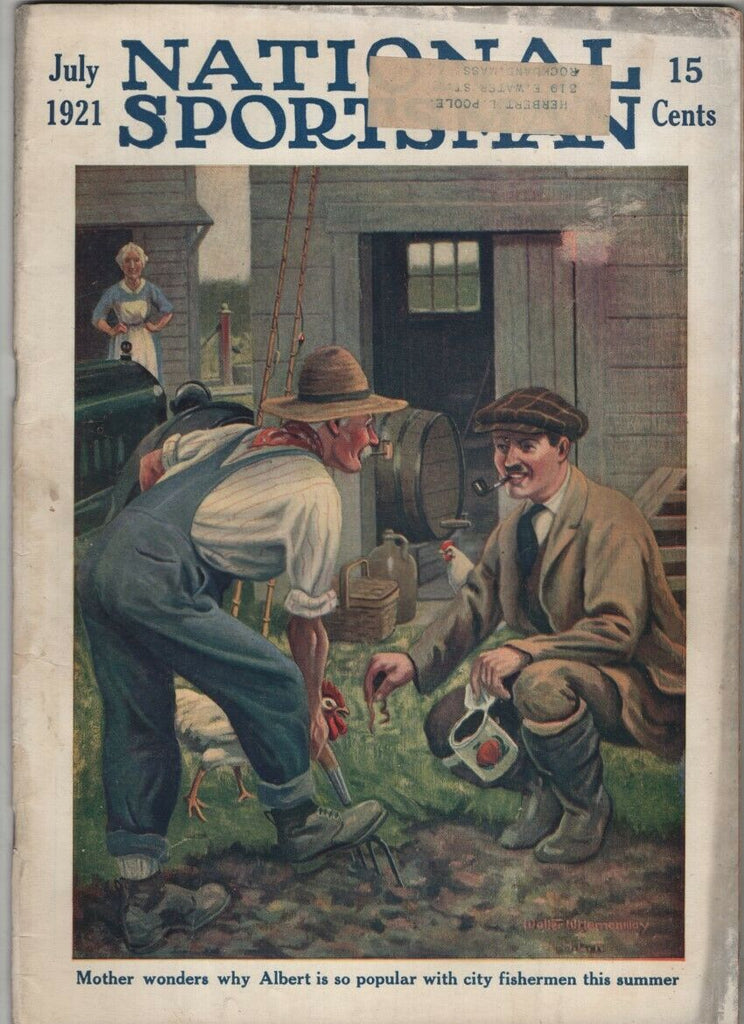 National Sportsman Mag Moose Hunt In Algoma July 1921 020321nonr