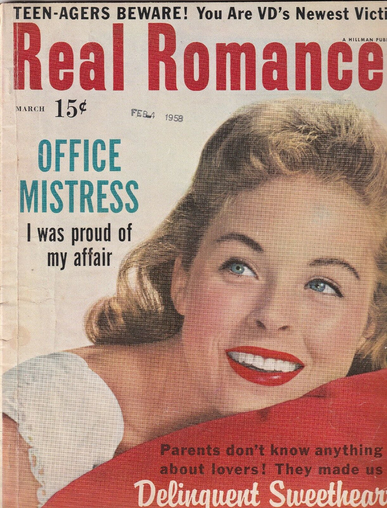 Real Romances Office Mistress & Parents March 1958 070819nonr