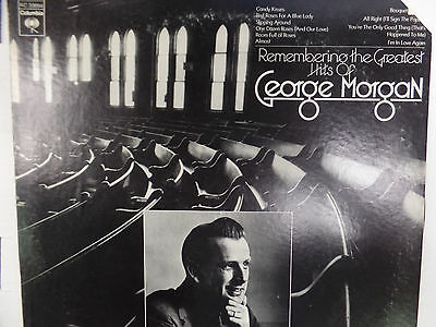 REMEMBERING THE GREATEST HITS OF GEORGE MORGAN DEMO 33RPM EX 111615 TLJ