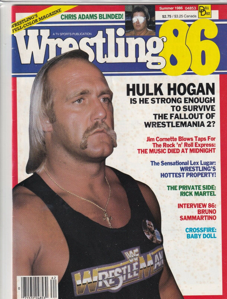 Wrestling Magazine Hulk Hogan Jim Cornette Summer 1986 061819nonr