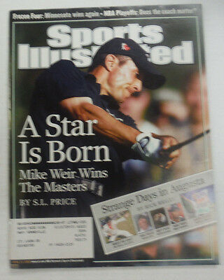 Sports Illustrated Magazine Mike Weir & Frozen Four April 2003 WITH ML 061715R