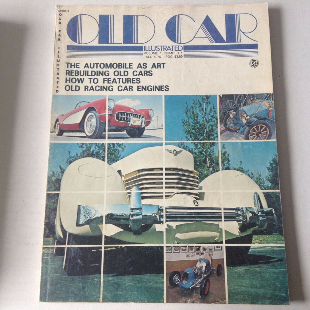Old Car Illustrated Magazine Rebuilding Old Cars Fall 1975 Premiere 060117nonrh2