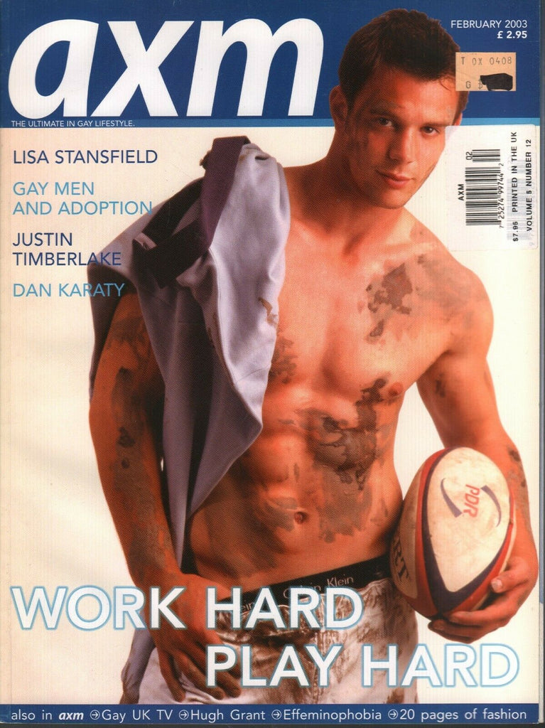 AXM Gay Interest Magazine February 2003 Justin Timberlake Dan Karaty 030420AME
