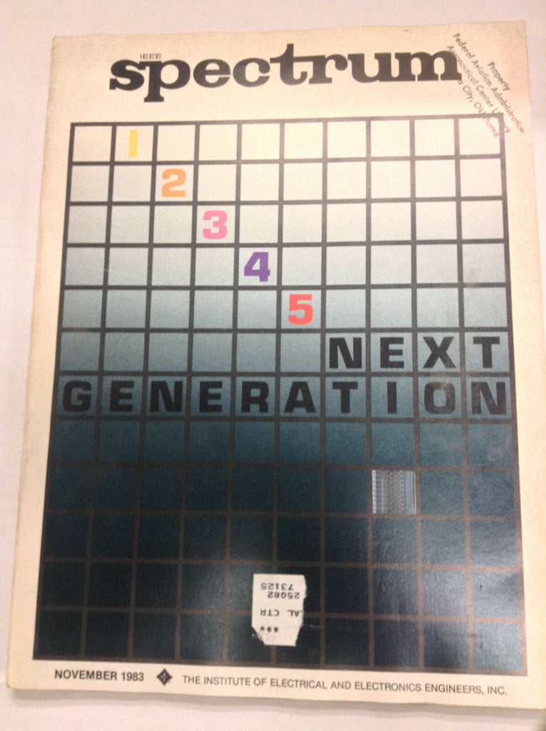 IEEE Spectrum Magazine Next Generation November 1983 FAA 042617nonr