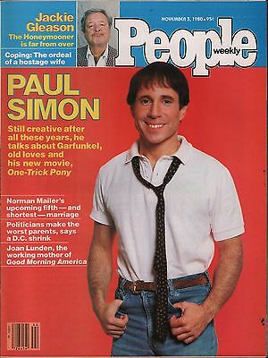 People Weekly November 3 1980 Paul Simon, Jackie Gleason VG 020916DBE