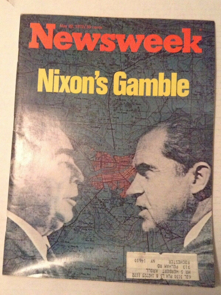 Newsweek Magazine Richard Nixon May 22, 1972 101216R2