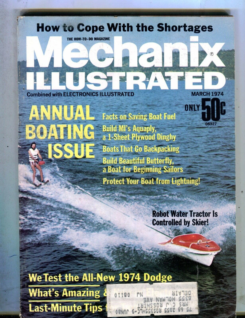 Mechanix Illustrated Magazine March 1974 Annual Boating Issue 062817nonjhe