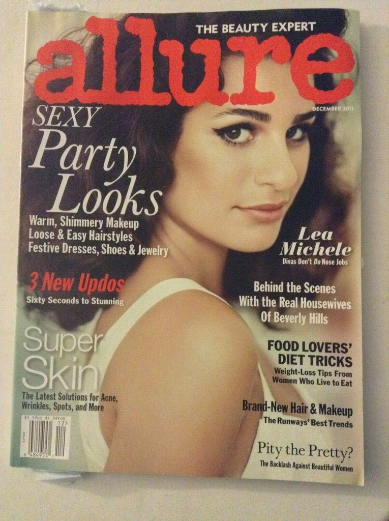 Allure Magazine Lea Michele Party Looks December 2011 060819nonrh