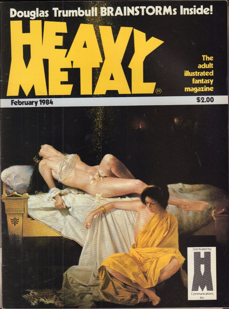 Heavy Metal February 1984 Douglas Trumbull Fantasy Magazine 011417DBE2