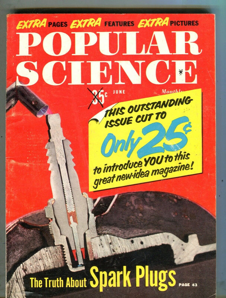 Popular Science Magazine June 1960 Truth About Spark Plugs 062017nonjhe