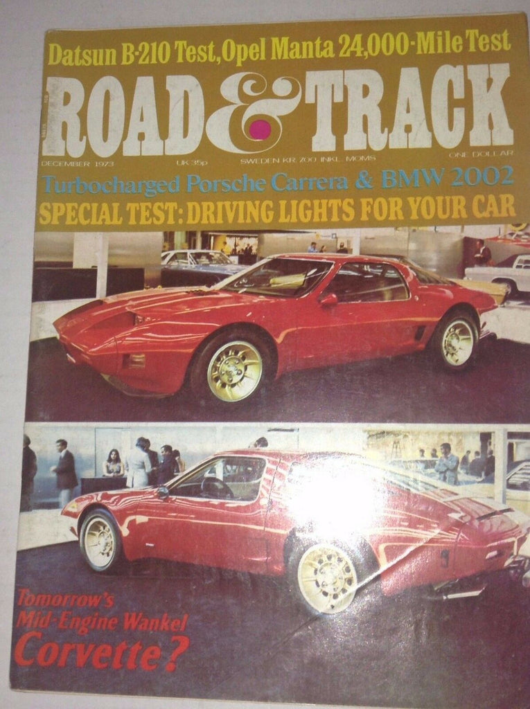 Road & Track Magazine Turbocharged Porsche Carrera December 1973 042117nonrh
