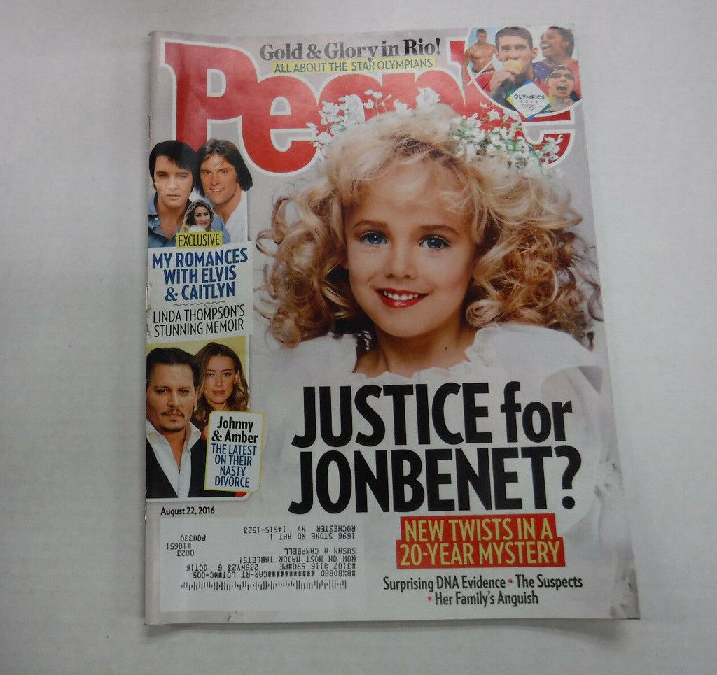 People Magazine Justice For Jonbenet August 22, 2016 111416R