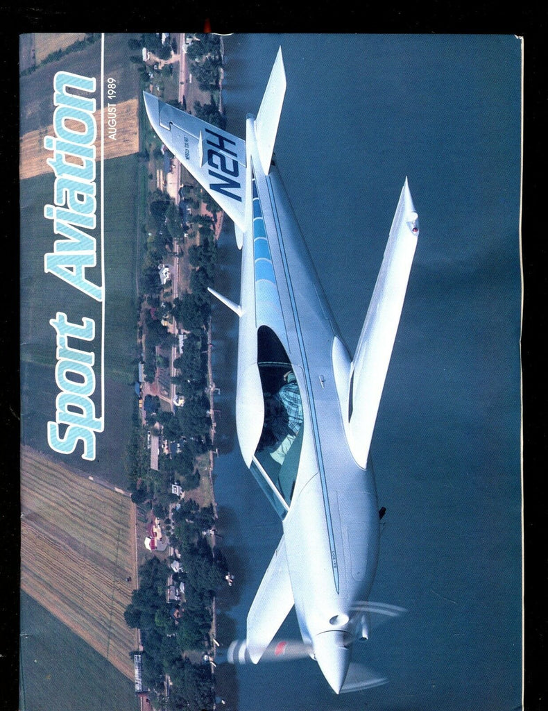 Sport Aviation Magazine August 1989 Dan Wright SX-388 EX No ML 011717jhe