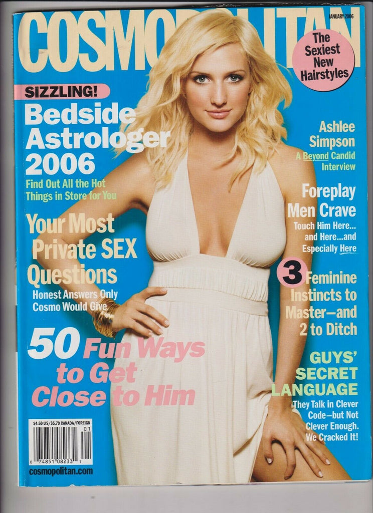 Cosmopolitan Ashlee Simpson January 2006 102919nonr