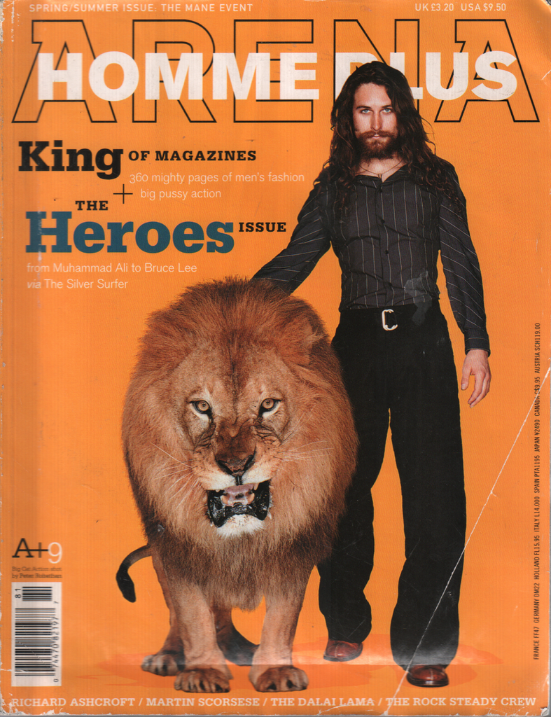 Arena Homme Plus Spring Summer 1998 Muhammad Ali Bruce Lee 040620DBE