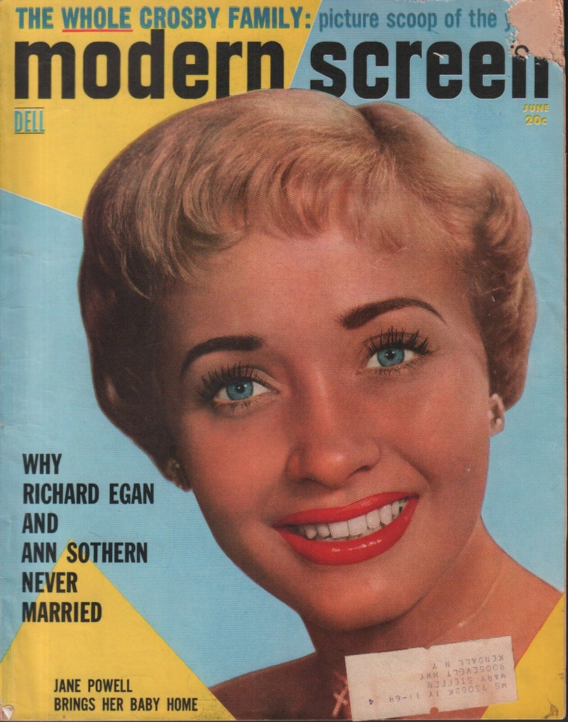 Modern Screen June 1956 Jane Powell Richard Egan 050918DBE