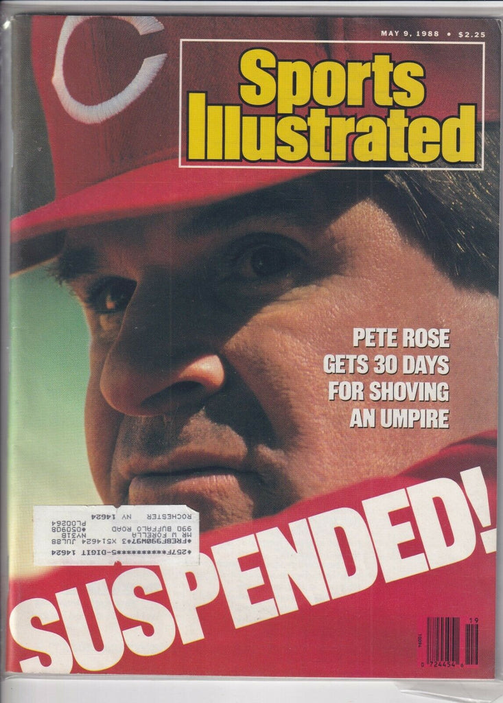 Sports Illustrated Pete Rose Suspended May 9, 1988 091619nonr