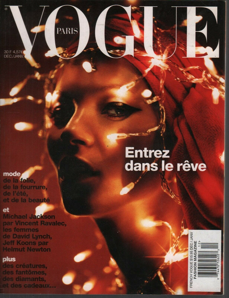 Vogue Paris December 2001 January 2002 # 823 KATE MOSS Liya Kebede 081519AME