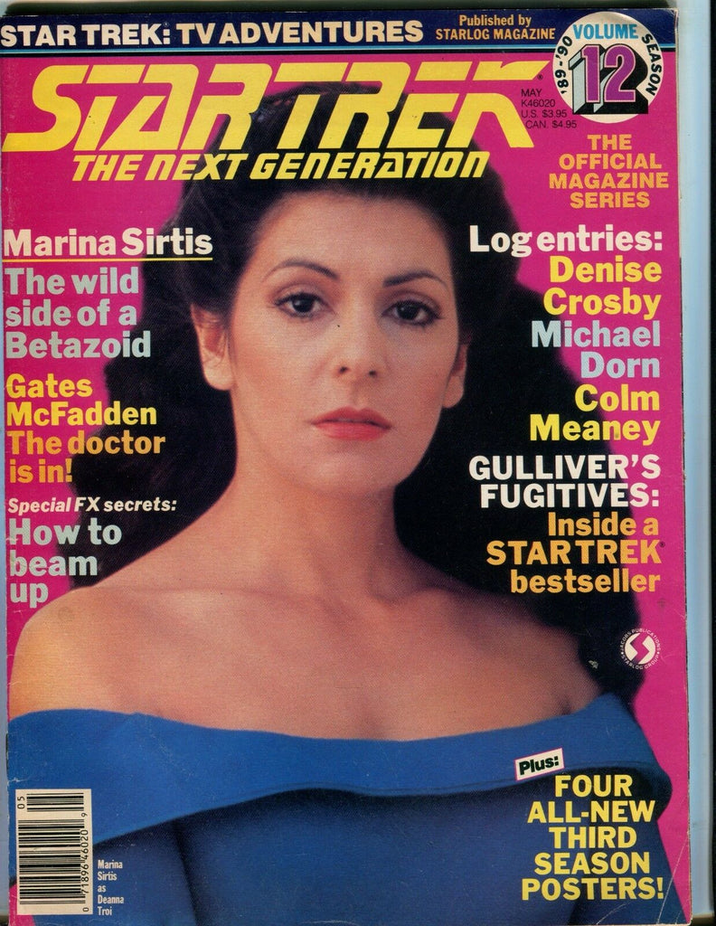 Star Trek The Next Generation Magazine May 1990 EX No ML 051717nonjhe2