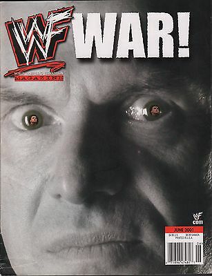 WWF magazine June 2001 Vince McMahon VG 121015DBE