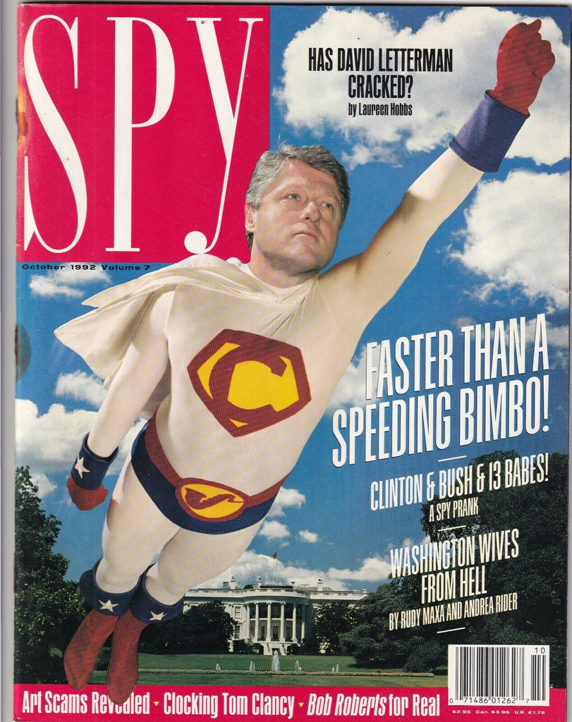 Spy Mag Bill Clinton & Bush October 1992 081419nonr