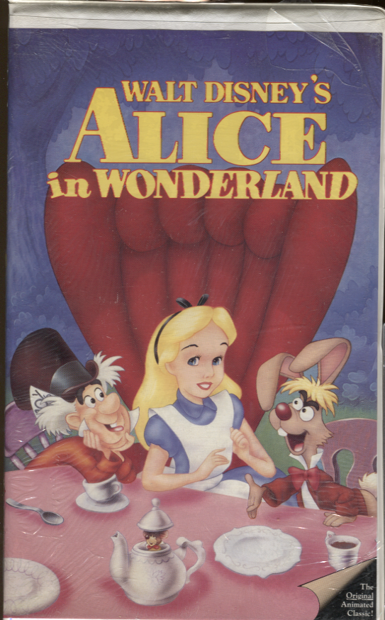 Walt Disney Alice In Wonderland BLACK DIAMOND BETA SEALED RARE 101819DVHS