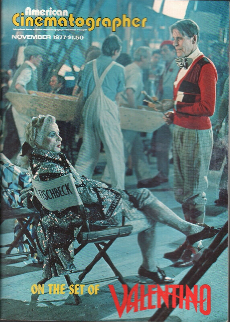 American Cinematographer November 1977 On the Set of Valentino 010620AME2