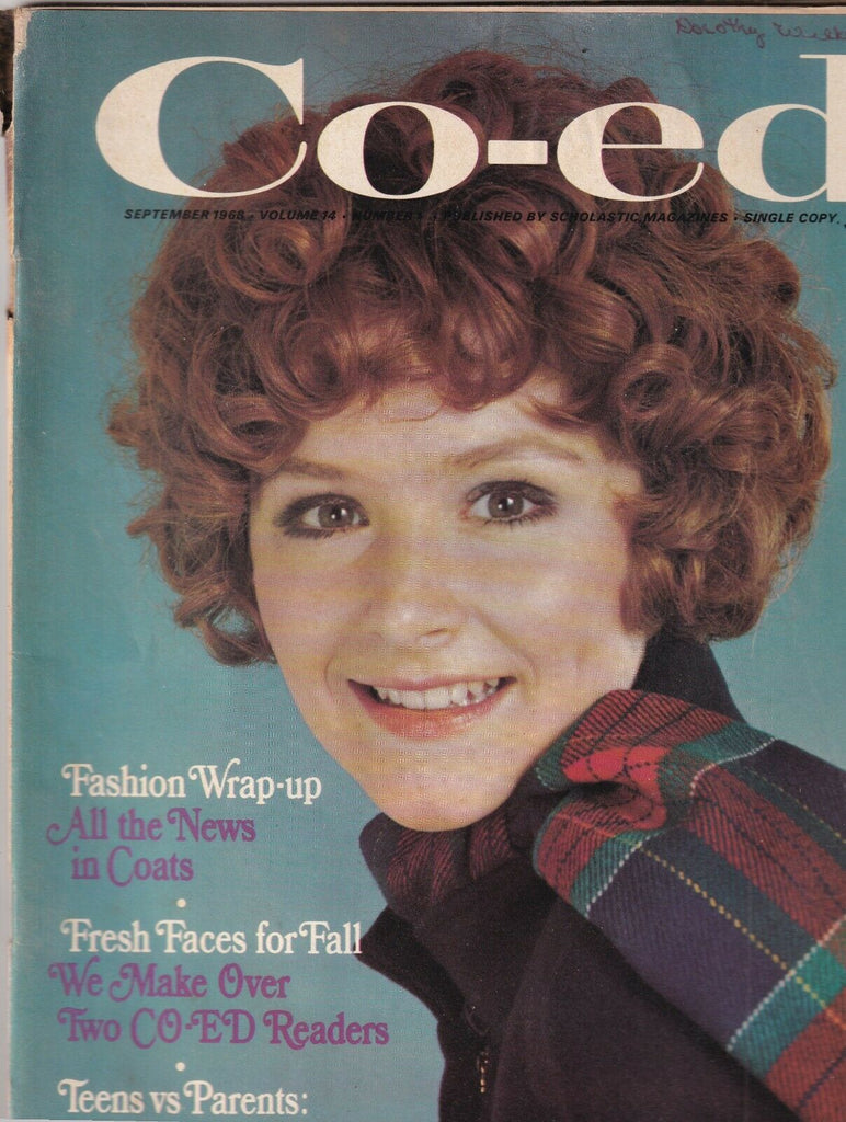 Co-Ed Magazine Elaine Pearsons September 1968 082819nonr