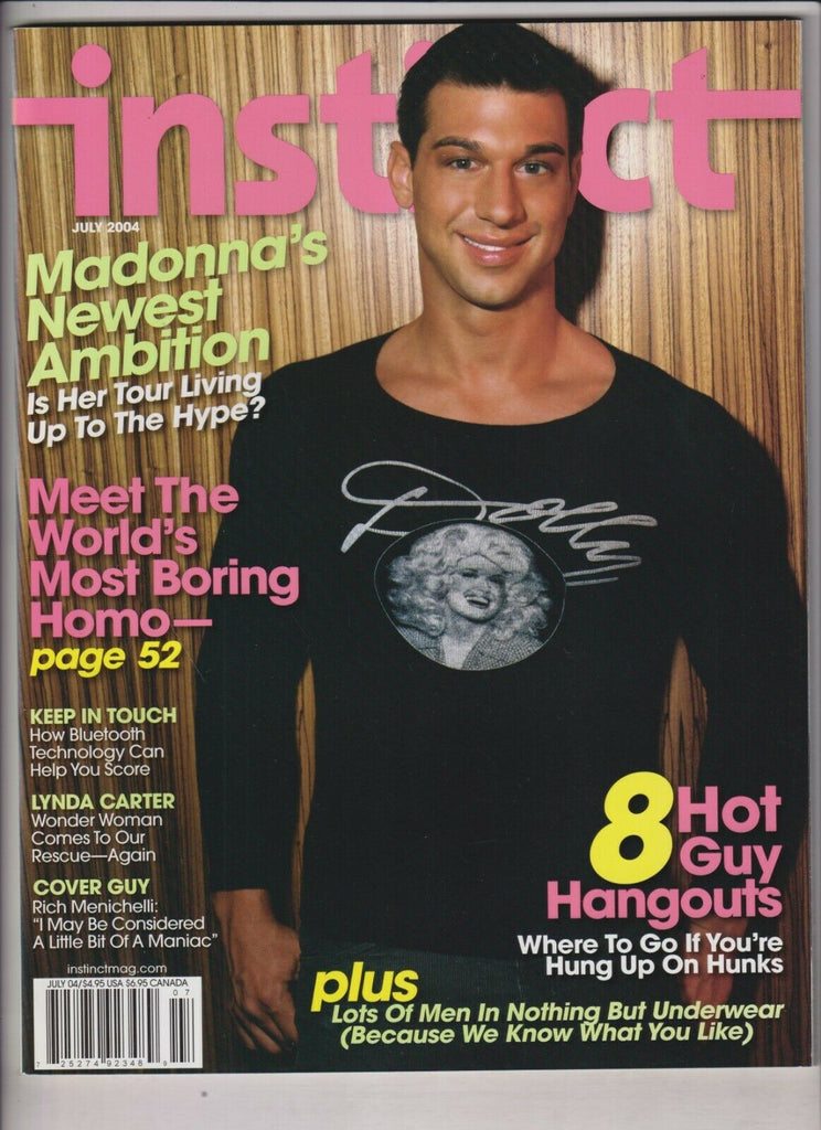 Instinct Gay Interest Rich Menichelli Lynda Carter July 2004 030420nonr