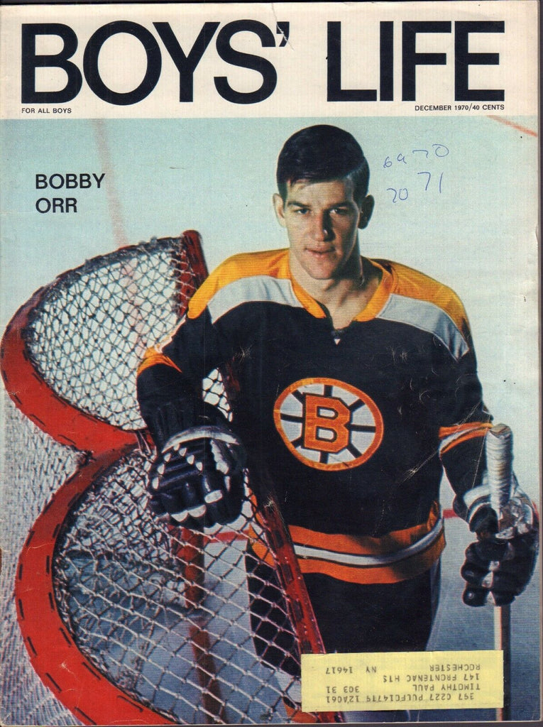 Boy's Life December 1970 Bobby Orr w/ML 011617DBE2