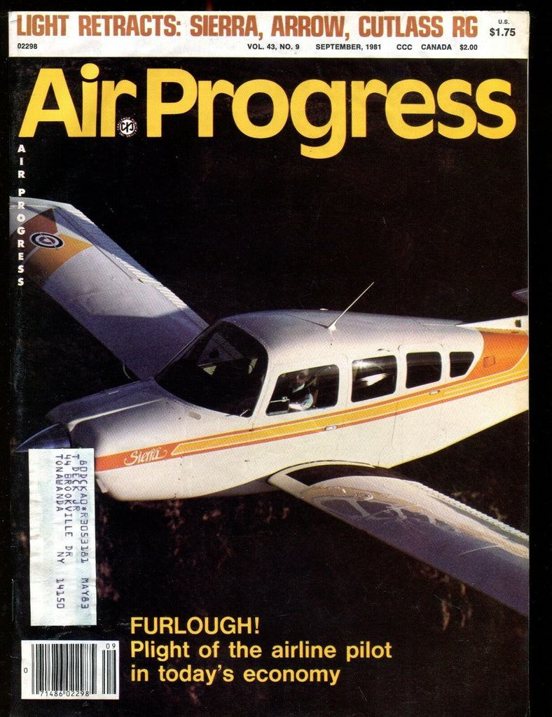 Air Progress Magazine September 1991 Sierra, Arrow EX w/ML 120316jhe