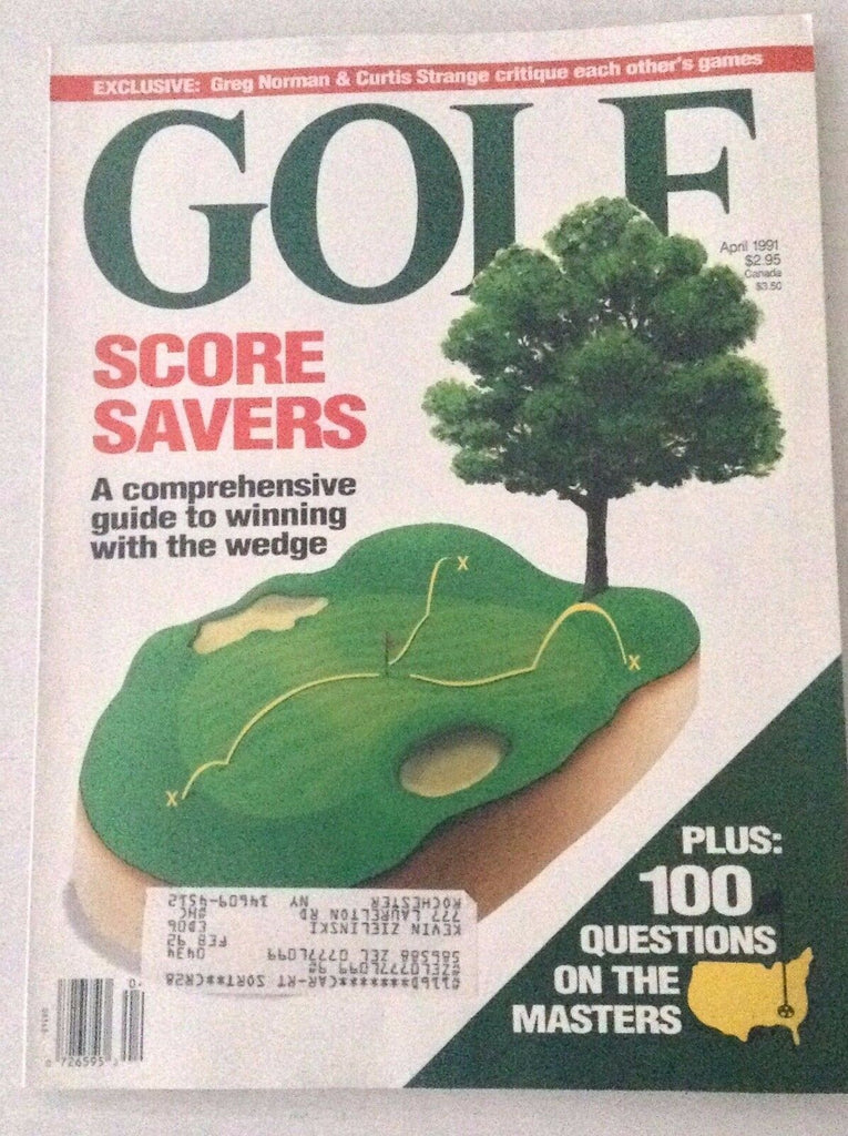 Golf Magazine Score Savers 100 Questions On The Masters April 1991 020717RH