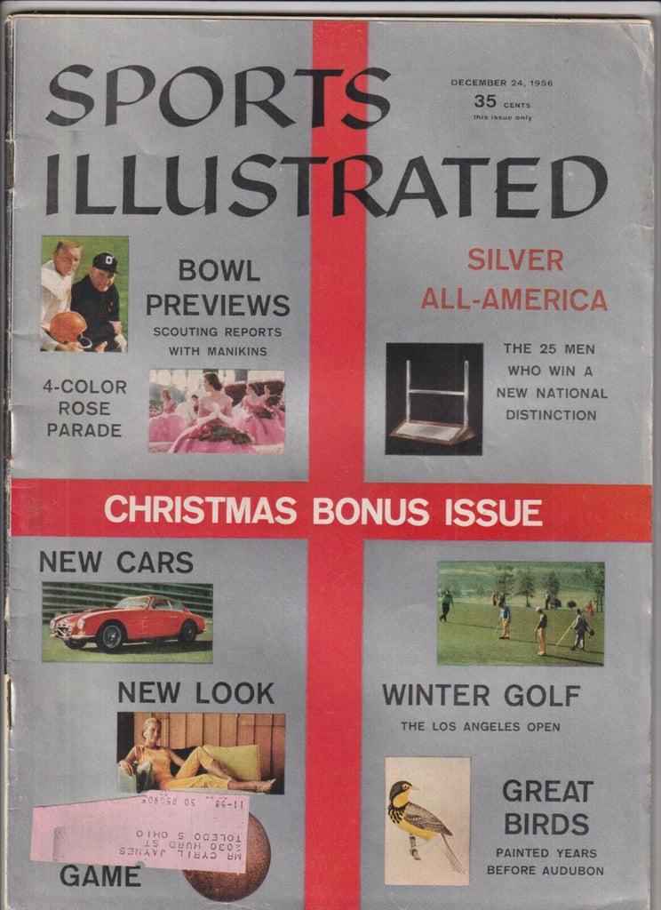 Sports Illustrated Rose Parade Christmas Issue December 24, 1956 021120nonr