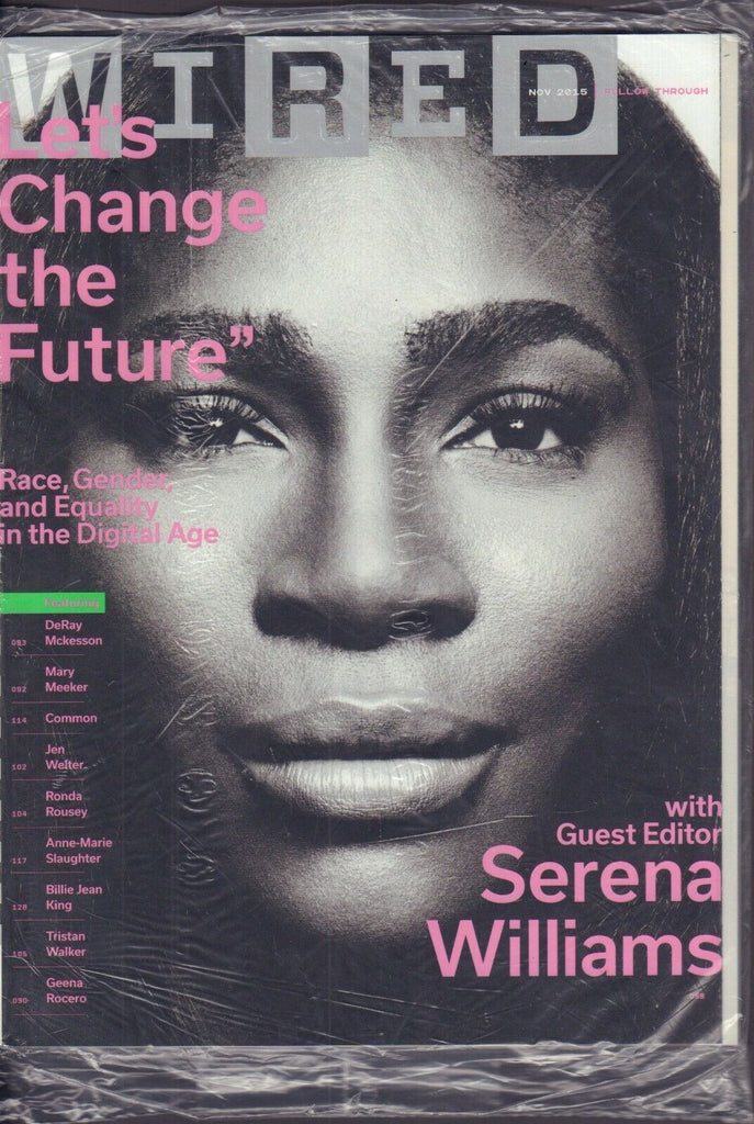 Wired November 2015 Serena Williams 012417DBE