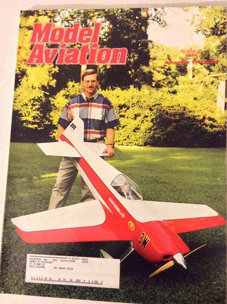 Model Aviation Magazine Faker D-8 Smyrna Flying Aces November 1998 041417nonrh