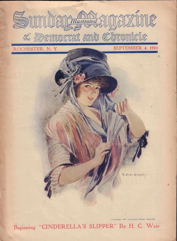 Sunday Magazine Illustrated Rochester September 1910 Cinderella 11217DBE