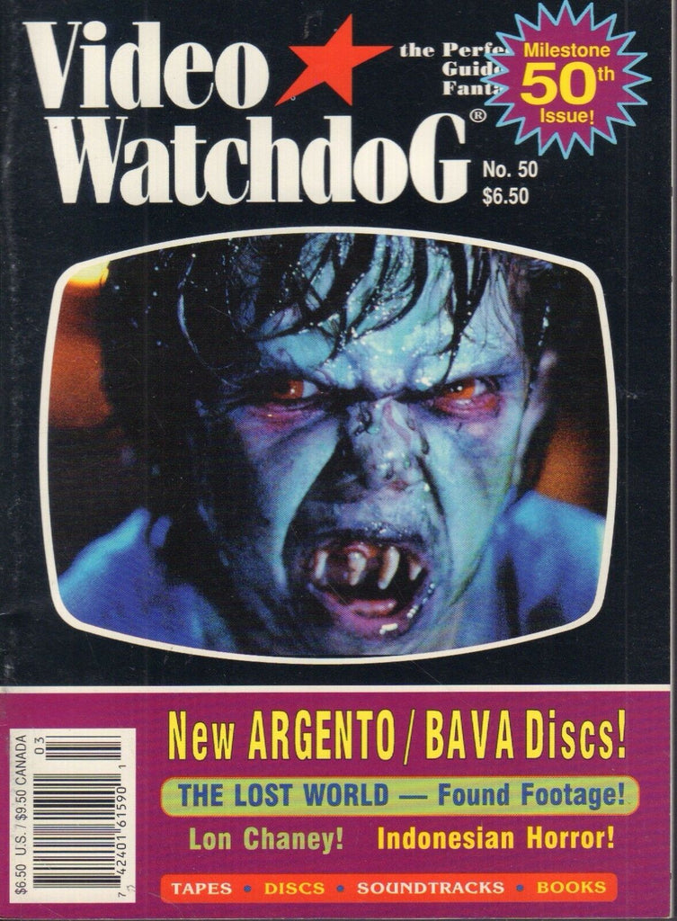 Video Watchdog No.50 Argento Lon Chaney The Lost World 021318DBE