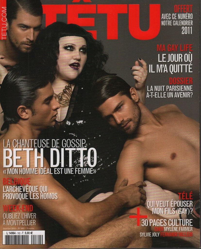Tetu French Gay Interest Mag January 2011 Beth Ditto Cher 070918DBF