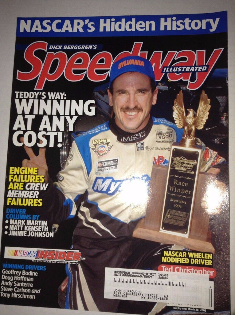 Speedway Illustrated Magazine Teddy's Way Of Winning April 2005 041217nonrh