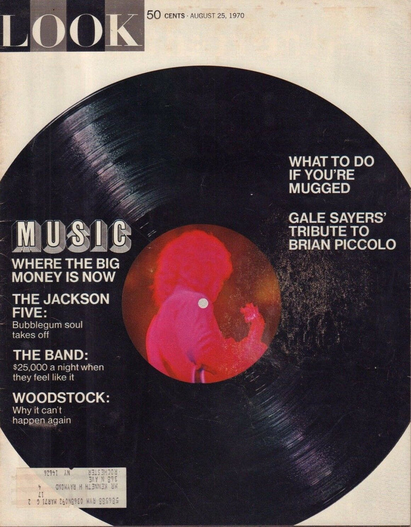 Look August 25 1970 The Jackson Five, Woodstock, Gale Sayers w/ML 051017nonDBE2