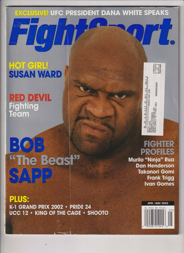 Fight Sport Mag Bob Sapp Murilo Rua Dan Henderson April/May 2003 102919nonr