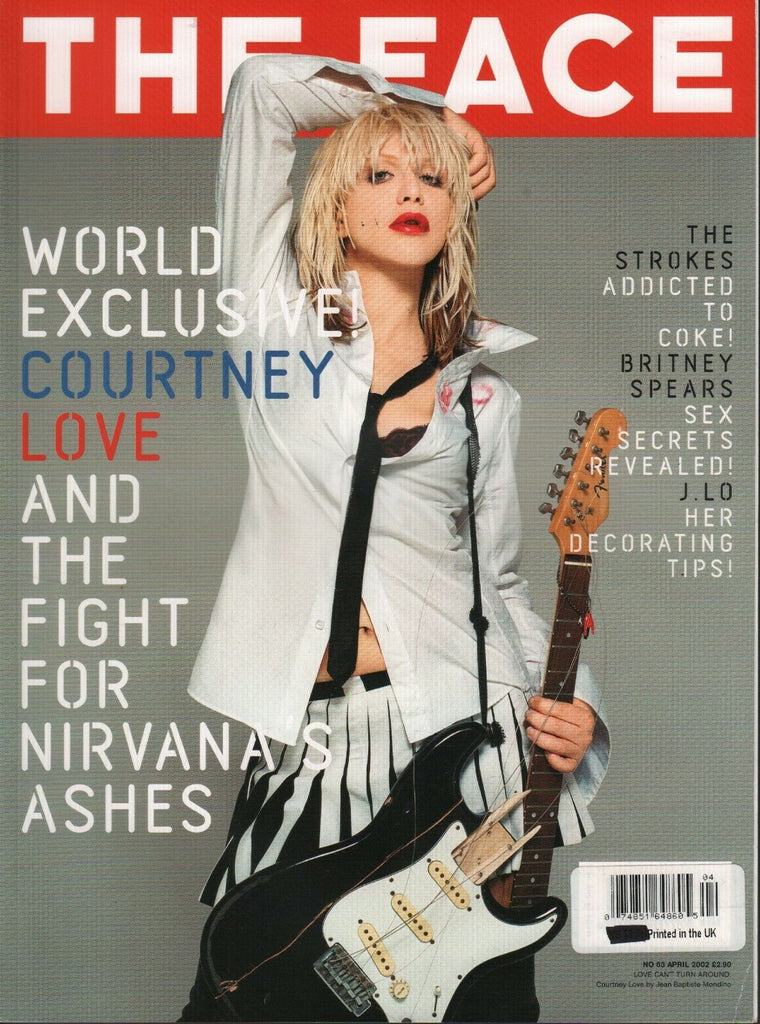 The Face April 2002 Courtney Love Nirvana Britney Spears The Strokes 072619AME