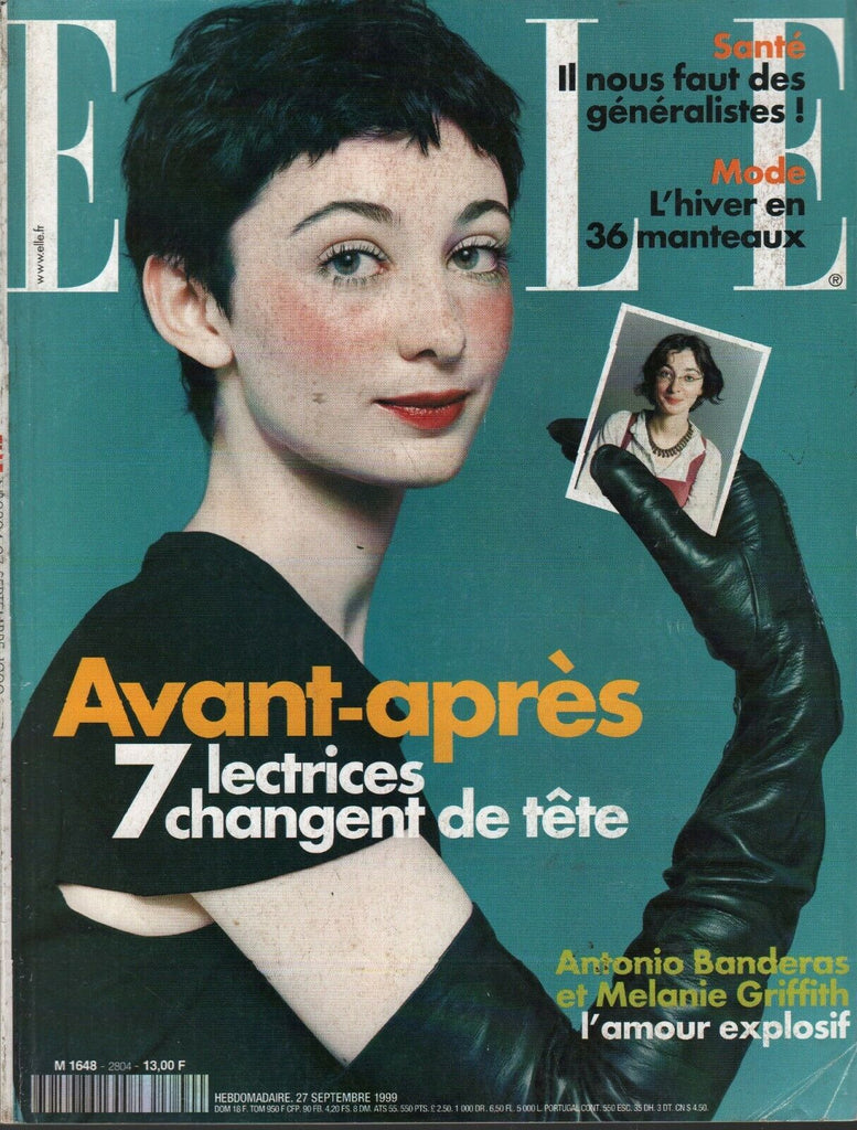 Elle French Fashion Sept 27 1999 Antonio Banderas Melanie Griffith 101220ame2