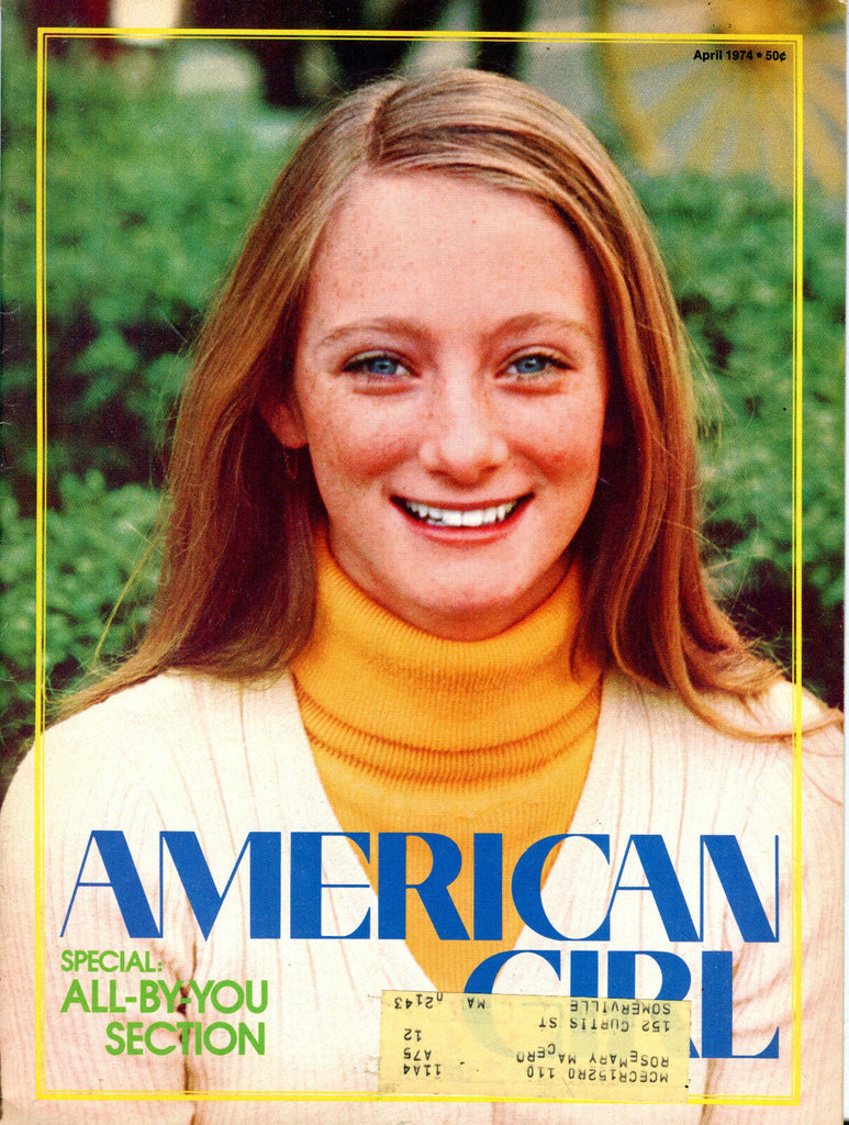 American Girl Magazine April 1974 All-By-You Section EX 082416jhe